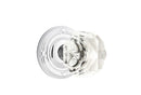 Emtek Diamond Knob Concealed Screws With Ribbon & Reed Rosette