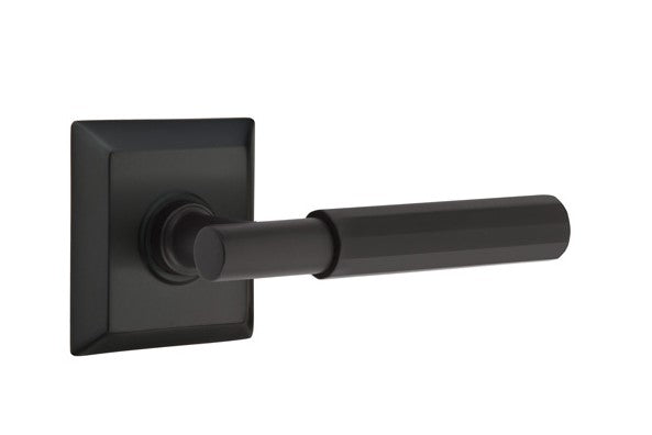 Emtek Select T-BAR Faceted Lever with Quincy Rosette