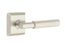 Emtek Select T-BAR Faceted Lever with Quincy Rosette