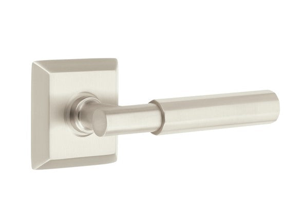 Emtek Select T-BAR Faceted Lever with Quincy Rosette