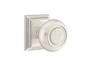 Emtek Belmont Knob With Wilshire Rosette