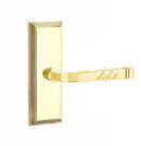 Emtek Santa Fe Lever with 7” Wilshire Sideplate