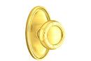 Emtek Ribbon & Reed Knob With Oval Rosette