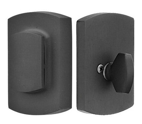 Emtek Sandcast Bronze Ridgement Deadbolt with Flap
