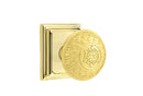 Emtek Lancaster Knob Concealed Screws With Wilshire Rosette