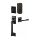 Emtek Hamden EMPowered™ Motorized Touchscreen Handle set with Argos Lever