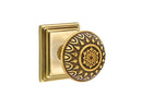 Emtek Lancaster Knob Concealed Screws With Wilshire Rosette