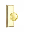 Emtek Rope Knob Concealed Screws With 7” Wilshire Rosette