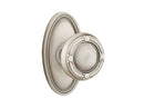 Emtek Ribbon & Reed Knob With Oval Rosette