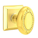 Emtek Beaded Egg Knob With Quincy Rosette