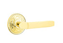 Emtek Milano Lever with Lancaster Rosette
