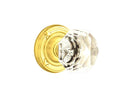 Emtek Diamond Knob With Ribbon & Reed Rosette