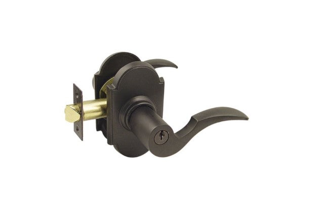 Emtek Cortina Lever Key In Knob Lockset Dummy, Pair with