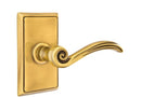 Emtek Elan Lever Concealed Screws with Rectangular Rosette