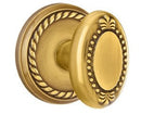 Emtek Beaded Egg Knob Concealed Screws With Rope Rosette