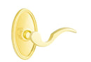 Emtek Cortina Lever Concealed Screws with Oval Rosette