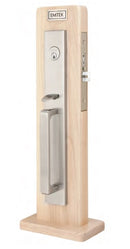 Emtek F13 Function Lugano Mortise Handleset with Diamond Glass Knob