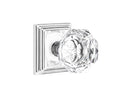Emtek Diamond Knob With Wilshire Rosette