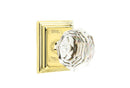 Emtek Diamond Knob Concealed Screws With Wilshire Rosette