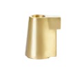 Emtek L Square Faceted Key In Lever Lockset Dummy, Pair with Square Rosette
