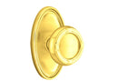 Emtek Ribbon & Reed Knob Concealed Screws With Oval Rosette