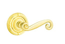 Emtek Rustic Lever Concealed Screws with Ribbon & Reed Rosette