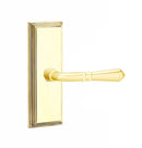 Emtek Turino Lever with 7” Wilshire Sideplate