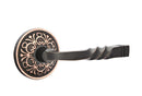 Emtek Santa Fe Lever Concealed Screws with Lancaster Rosette