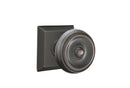 Emtek Waverly Knob Concealed Screws With Quincy Rosette