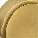 EMTEK Modern Brass Ebony Knob with Square Rosette