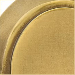 EMTEK Modern Brass Ice White Knob Concealed Screw with Urban Modern Rosette