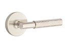 Emtek Select T-BAR Hammered Lever Concealed Screws with Disk Rosette