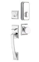 Emtek Single Cylinder Ares Handleset EMPowered Motorized Smart Lock Upgrade With Hermes Lever