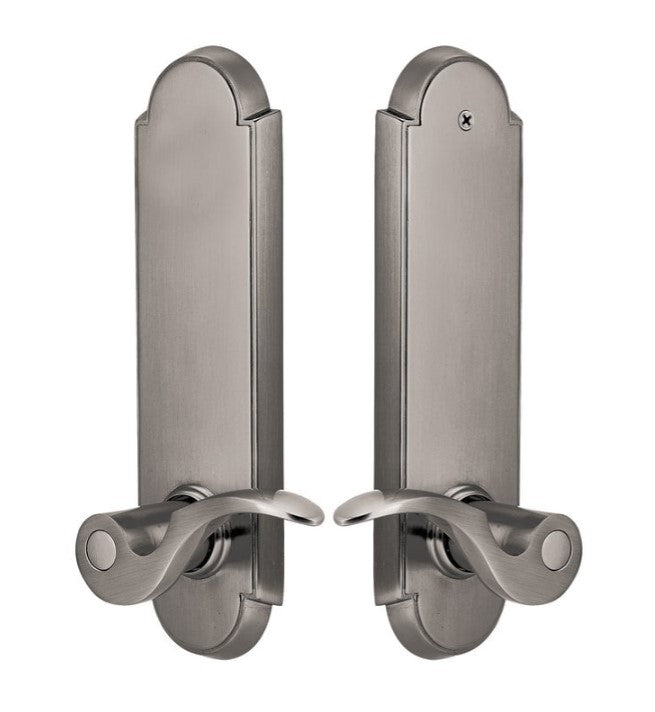Emtek Modern Rectangular Single Point Lock with Egg Knob