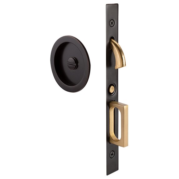 Emtek Round Pocket Door Mortise Lock