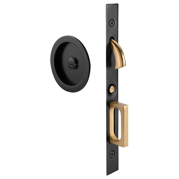 Emtek Round Pocket Door Mortise Lock