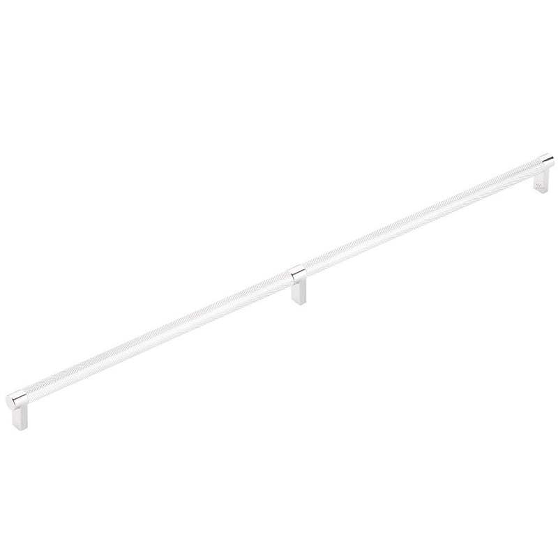 Emtek Select Series Appliance Pull - Rectangular Stem Knurled Bar