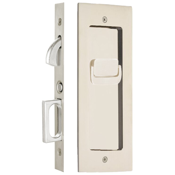 Emtek Modern Rectangular Pocket Door Mortise Lock