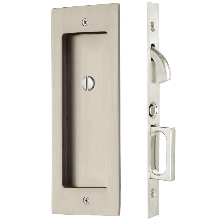 Emtek Modern Rectangular Pocket Door Mortise Lock