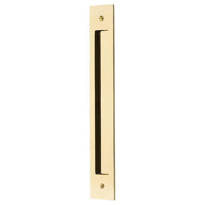 Emtek Modern Rectangular Flush Pulls For 12" C-to-C Appliance Pull