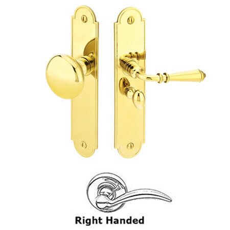 Emtek 2290 Arch Style Screen Door Lock