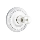 Emtek 2608 Traditional Brass Single Hook with Rope Rosette