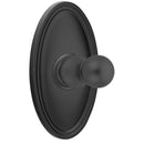 Emtek 2608 Traditional Brass Single Hook with Oval Rosette