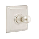 Emtek 2608 Traditional Brass Single Hook with Quincy Rosette