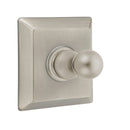 Emtek 2608 Traditional Brass Single Hook with Quincy Rosette