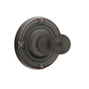 Emtek 2608 Traditional Brass Single Hook with Ribbon & Reed Rosette