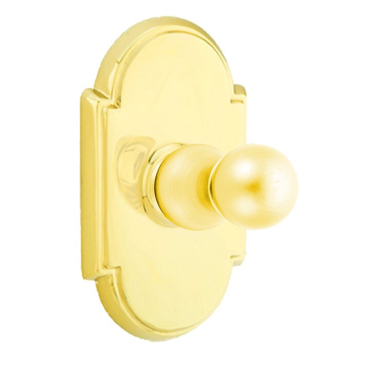 Emtek 2608 Traditional Brass Single Hook with