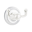 Emtek 2609 Traditional Brass Double Hook with Brass Rope Rosette