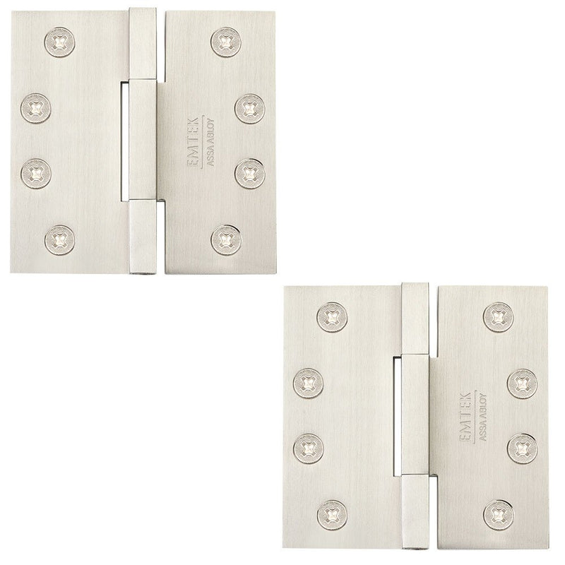 Emtek 96315 Brass, Square Barrel, Heavy Duty Hinge