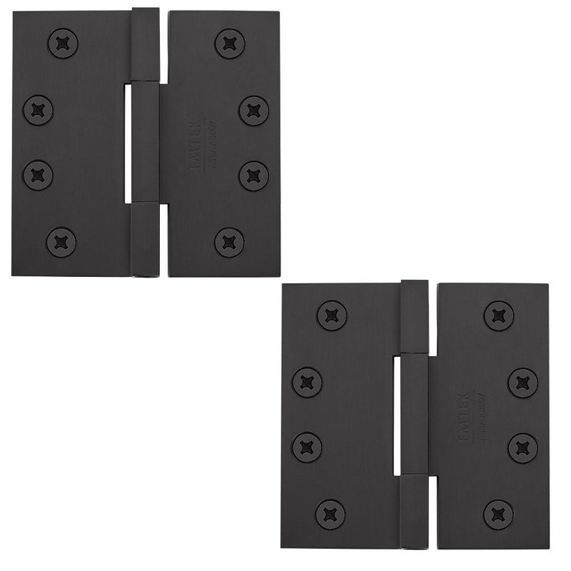 Emtek 96315 Brass, Square Barrel, Heavy Duty Hinge